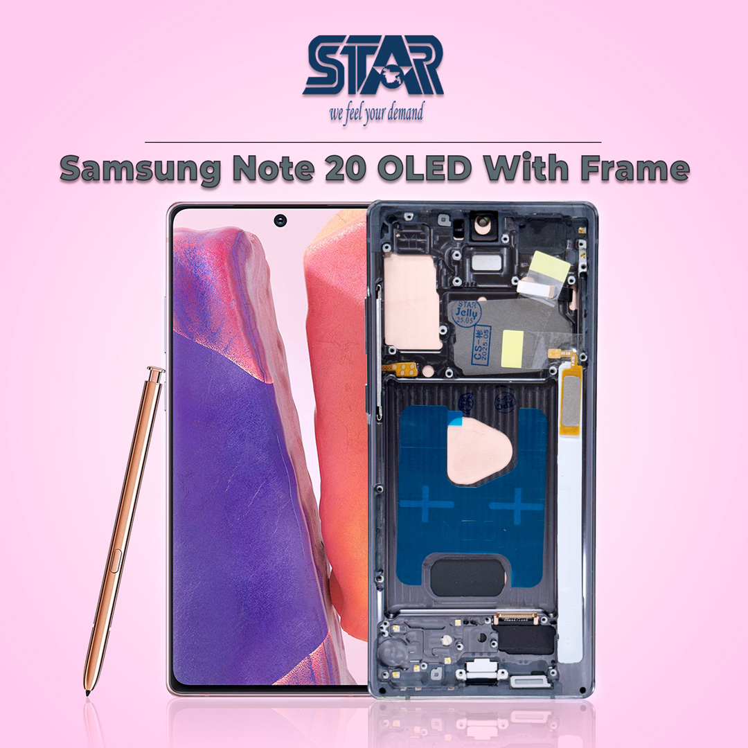 Samsung note 20 OLED With Frame  display price in Bangladesh