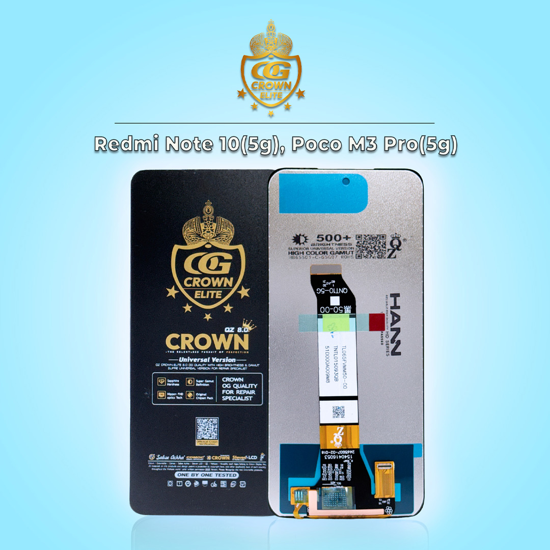 Crown, Redmi Note10(5g), Poco M3 Pro(5g) display price in Bangladesh