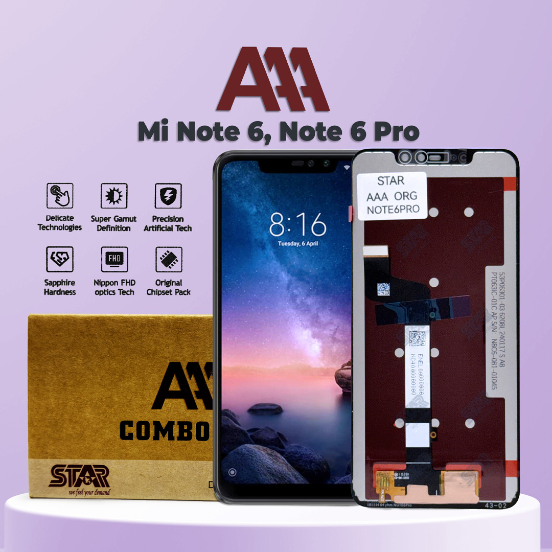 Mi Note 6, Note 6 Pro AAA display price in Bangladesh 