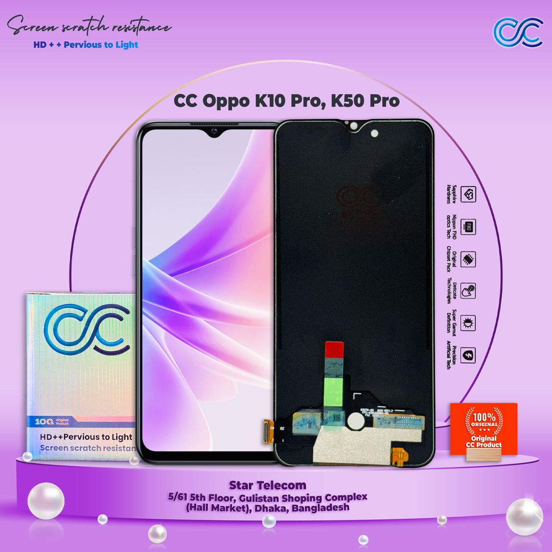 CC Oppo K10 Pro, K50 Pro display price in Bangladesh