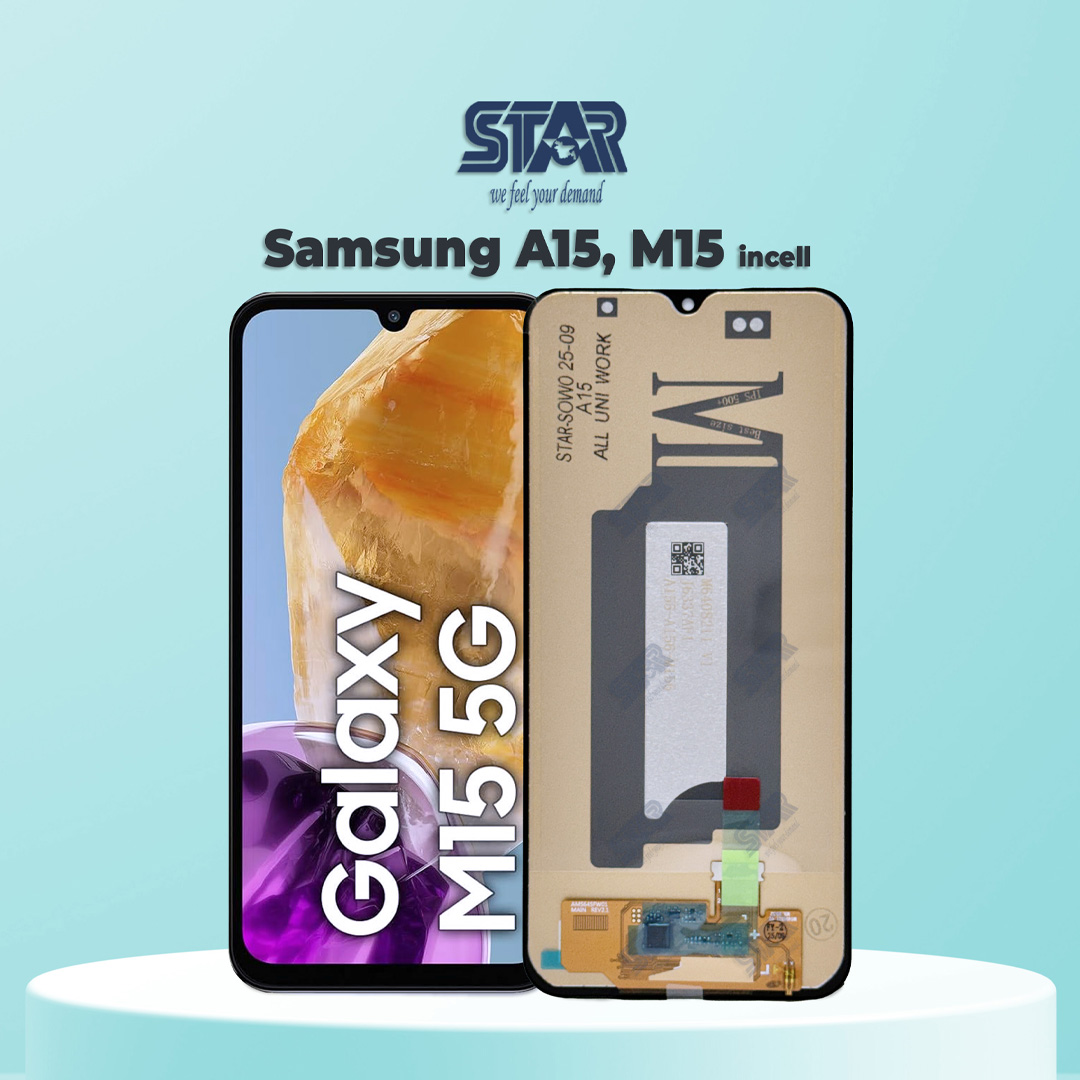 Samsung A15, M15 incell  display price in Bangladesh
