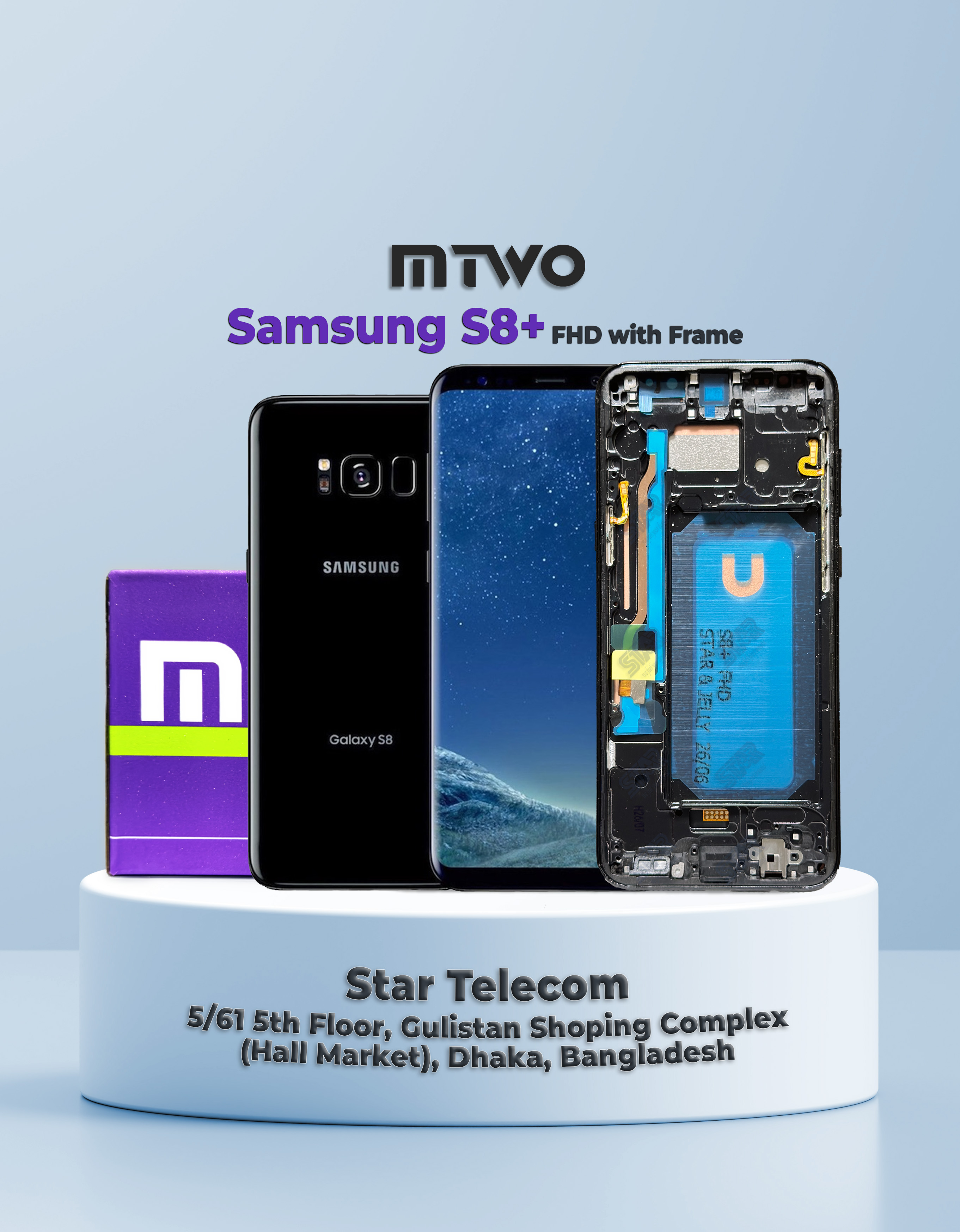 Samsung S8+ MTWO FHD with Frame